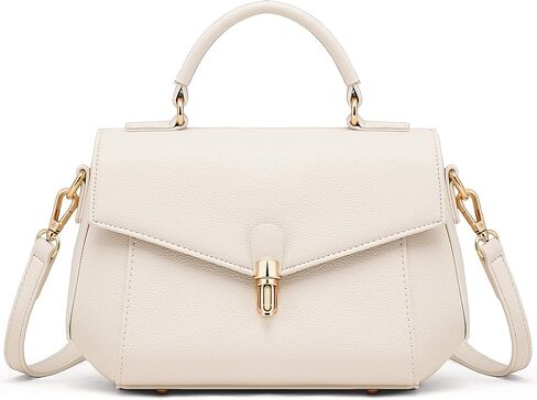 Crossbody Bags for Women Vegan Leather Top Handle Bag Trendy Handbags with Adjustable Strap in Saudi Arabia
