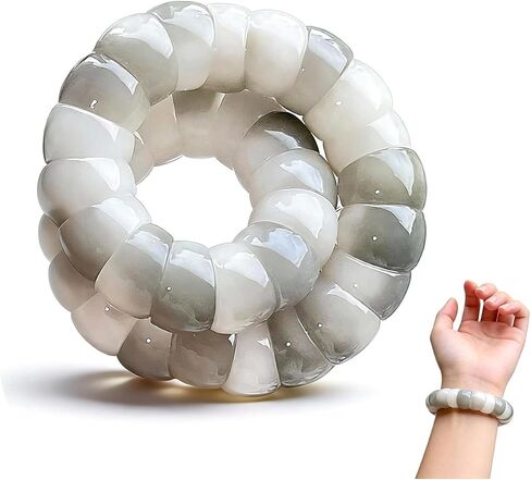 Roe Dolph MUDI Bracelet Natural Bodhi Seed Bracelets Anxiety Fidget Bracelets Protection Healing Stretch MUDI Fidget Bracelet for Women Men in Saudi Arabia