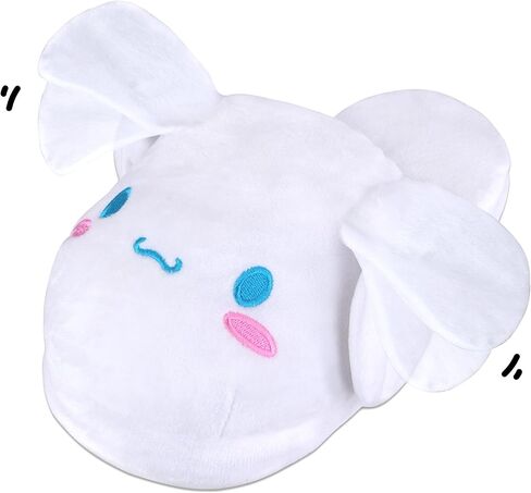 Roffatide Anime Cinnamoroll Fuzzy Slippers - Closed Toe Open Back Foam Slippers with Rubber Sole for Women - One Size in Saudi Arabia