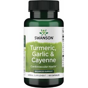 Swanson Full Spectrum Turmeric Garlic & Cayenne 60 Capsules in Saudi Arabia