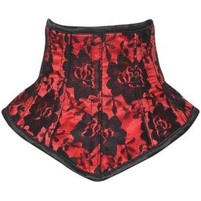 Women’s Black PVC Leather Gothic Halloween Costume Neck Corset Posture Collar, Leather Neck Posture Collar Accessories For Unisex Cervical Neck Collar in Saudi Arabia
