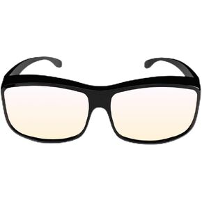DefenderShield Premium Fit-Over Blue Light Blocking Glasses - Daytime - Yellow Tint to Block Harmful Blue Light from Gaming PC, Laptop and Smartphone Glare - Digital Eye Strain Protection in Kuwait