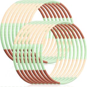 Vinsot 16 Pcs Toy Hoop Detachable Plastic Hoops Exercise Equipment Adjustable Rings for Sports Playing Party Game Dance Pet Training, as shown in the picture in Kuwait