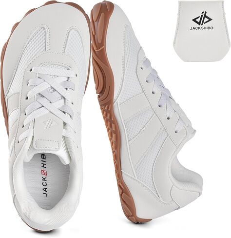 JACKSHIBO Hike Barefoot Shoes Women Footwear Wide Toe Box Zero Drop Hiking Walking Grounding Shoes Detachable Flip Tongue Non-Slip Minimalist Sneakers Orthopedic Plantar Fasciitis with Arch Support in Saudi Arabia