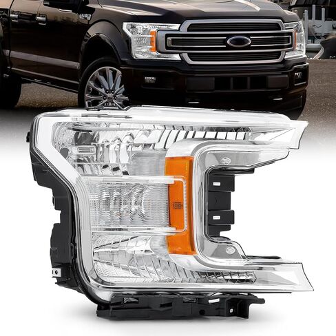 JFN Headlight Assembly Compatible with 2018-2020 Ford F-150 (Left Side) (Passenger Side (Right)) in Saudi Arabia