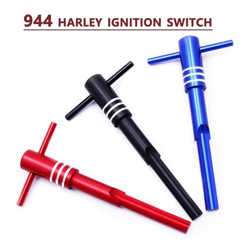 دراجة نارية 944 مفتاح الإشعال مجموعة أدوات محاذاة الإسكان متوافقة مع Harley FLH/T 2014-2020 (أسود) in Kuwait