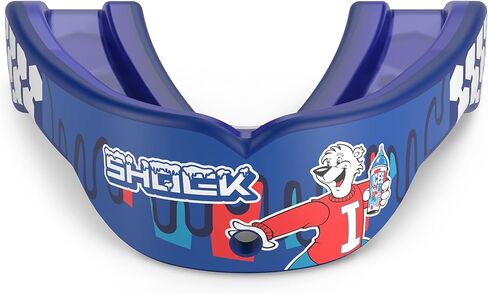 Shock Doctor Gel Max Power Mouth Guard, Flavored Sports Mouthguard for Football, Lacrosse, Hockey, Basketball, Flavored Mouth Guard, Youth & Adult, Youth, Kool-Aid Grape OSFA in Kuwait