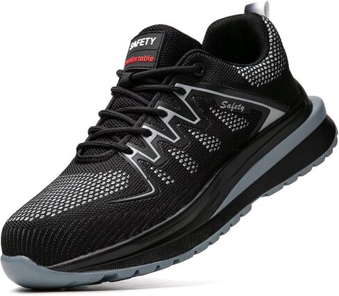 Steel Toe Shoes for Women Men Composite Toe Shoes Wide fit Indestructible Work Safety Shoes Lightweight Puncture Proof Sneakers in Saudi Arabia