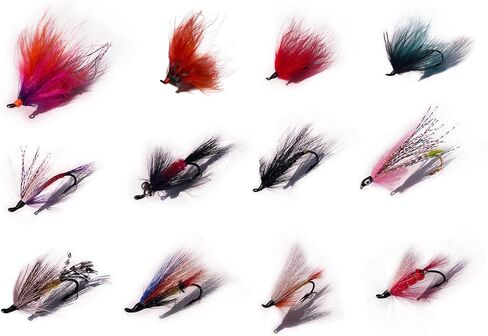 RoxSar Fly Shop Steelhead & Salmon Flies القاتلة دزينة | مجموعة حصرية من ذباب صيد السمك ثبت أنها مميتة على المستوى الوطني لكل من ستيلهيد وسمك السلمون. يد مقيدة في المنزل إلى الكمال! in Saudi Arabia
