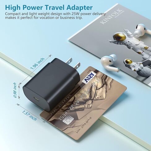 2 حزمة USB C 25W PD شاحن سريع لفون 15 نوع C شاحن الجدار محول التوصيل كتلة شحن سريع متوافق مع iPhone 15 Plus/15 Pro/15 Pro Max/iPhone 14/iPhone 13/iPad Pro/Galaxy S23/S22 (أبيض) in Kuwait
