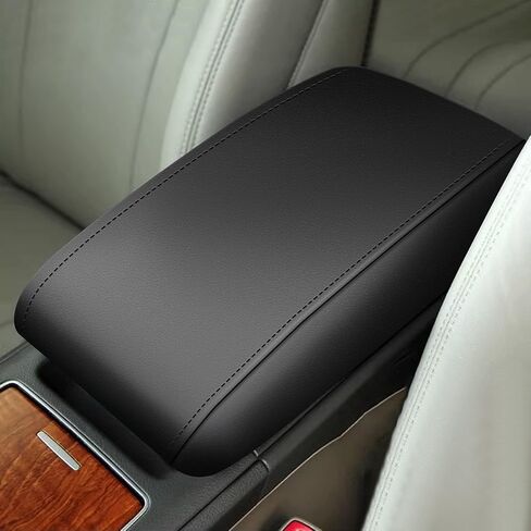 أغطية وحدة التحكم AOMSAZTO لسيارة Hyundai Elantra 2011-2016 أغطية مسند الذراع لشركة Hyundai Elantra باللون الأسود in Saudi Arabia