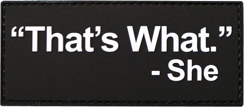 رقعة معنوية من مادة بي في سي مكتوب عليها "That's What" in Kuwait