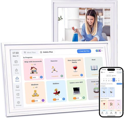 شاشة لمس حائطية بتقويم رقمي، شاشة لمس تفاعلية IPS HD مقاس 15.6 بوصة، ذاكرة وصول عشوائي 64 جيجابايت، ذاكرة وصول عشوائي 4 جيجابايت، تقويم إلكتروني رباعي النواة مع مخطط مهام، مخطط عائلي ذكي، تقويم رقمي لعرض الموقد in Kuwait