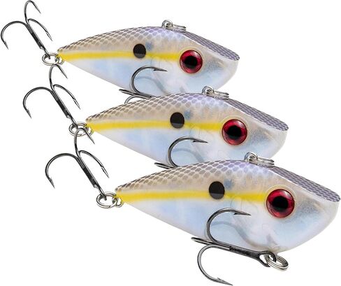 Strike King (REYESD12-590) Red Eyed Shad Fishing Lure, 590 - Sexy Shad, 1/2 oz, 3D Eyes in Kuwait