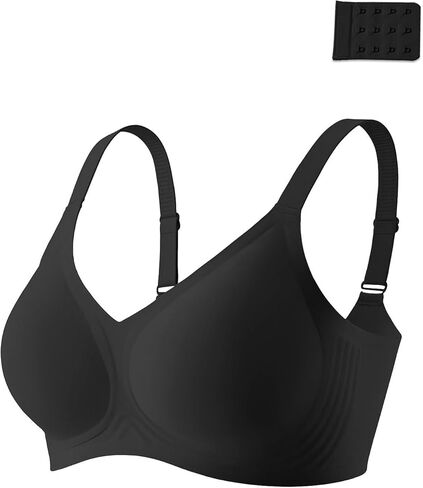 3PCS Jelly Bras for Women No Underwire Comfort Wireless Women Bras Seamless Full Coverage Bralettes, Bra Extender in Saudi Arabia