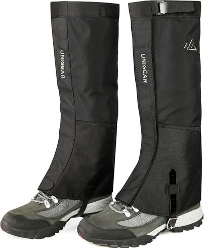 Unigear Snow Leg Gaiters، 1000D قماش مقاوم للماء للمشي لمسافات طويلة والمشي والتسلق والصيد والتزلج in Kuwait