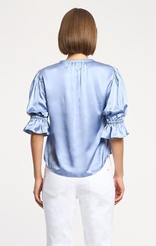 Cinq à Sept Women's Split Neck Fiona Top in Saudi Arabia