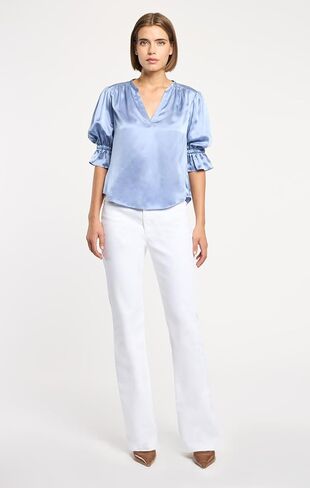 Cinq à Sept Women's Split Neck Fiona Top in Saudi Arabia
