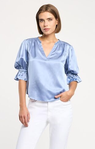 Cinq à Sept Women's Split Neck Fiona Top in Saudi Arabia