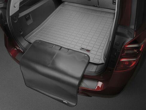بطانة صندوق السيارة من WeatherTech مع واقي ممتص للصدمات لسيارة Honda Civic، Civic Type R، Civic Hybrid - خلف الصف الثاني مع واقي ممتص الصدمات (401490SK)، أسود in Saudi Arabia