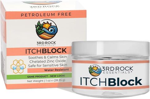 | ITCHBlock All Natural Itch Relief Cream | Chemical Free Bug Bite Relief, Poison Ivy Relief, & Irritated Skin Cream | All Natural Personal Care (1 oz) in Saudi Arabia