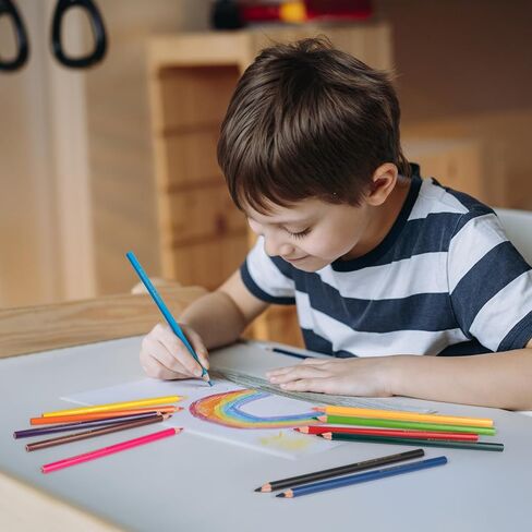 FanVean Colored Pencils,12 Count Presharpened Color Pencil,Classroom Set,School Supplies for Kids in Saudi Arabia