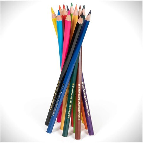 FanVean Colored Pencils,12 Count Presharpened Color Pencil,Classroom Set,School Supplies for Kids in Saudi Arabia
