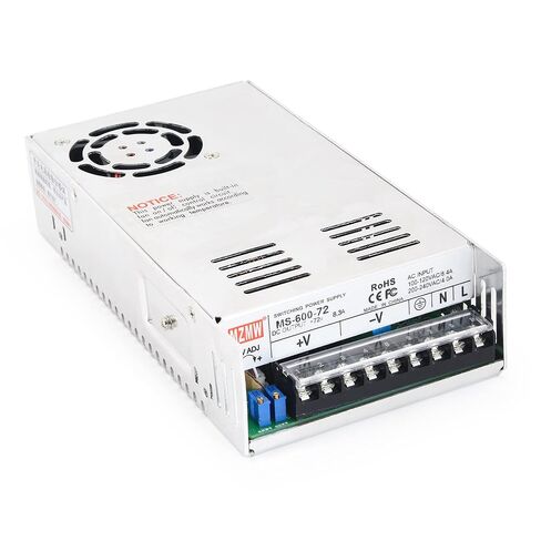 CNCTOPBAOS 600W 72V DC 8.3A Switching Power Supply AC to DC Transformer PSU in Saudi Arabia
