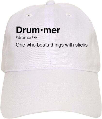 CafePress Follow The Drummer Cap Adjustable Baseball Cap in Saudi Arabia