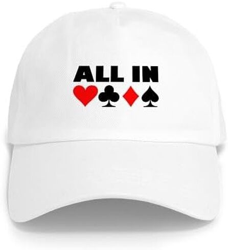 قبعة بيسبول CafePress الكل في قبعة البوكر قابلة للتعديل in Saudi Arabia