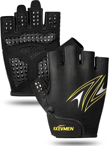 Cycling Gloves for Men/Women Bike Gloves -[6MM Gel Pad] Half Finger with Shock-Absorbing, Anti-Slip for Cycling, Workout, Gym, Training, Weight Lifting, Outdoor, Dirt Bike, Mountain Bike, Riding,Gym in Saudi Arabia