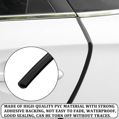 Car Door Edge Guards, 16.4Ft (5M) Rubber U Shape Cars Door Bumper Guards, Anti-Collision Car Doors Seal Protector Rubber Edge Trim for Most Cars Trucks SUV (Carbon Fiber) in Saudi Arabia