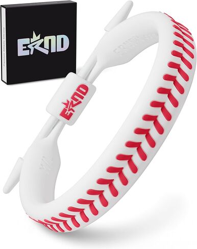 ERND Sports Bracelets for Boys & Girls – Premium Silicone Baseball, Basketball & Softball Bracelet – 100% Waterproof & Sweatproof Adjustable Sports Jewelry Wristbands for Kids, Teens & Adults in Saudi Arabia
