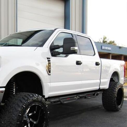 Vijay Crew Cab 4 أبواب كاملة الحجم وقضبان جانبية للركض تناسب 2015-2025 Ford F150 و2017-2025 Ford F250 F350 (النمط C) in Saudi Arabia