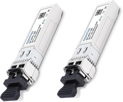 QSFPTEK 4Pack 1000BASE-LX/LH Gigabit SFP Module, 1310nm, 10km, DDM, Single-Mode LC Mini-GBIC Transceiver for Cisco GLC-LH-SMD/GLC-LX-SM-RGD, Ubiquiti UF-SM-1G, Netgear, Supermicro in Kuwait