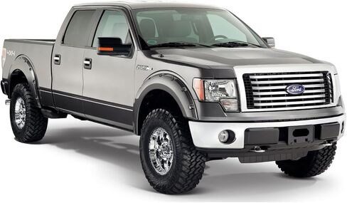 أجش بطانات الحاجز مشاعل نمط الجيب | يناسب 2009-2014 Ford F-150، باستثناء طراز SVT Raptor | أمامي وخلفي 4 قطع أسود - 2802929 in Saudi Arabia