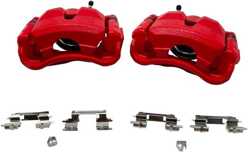 19B2702 19B2703 Front Left & Right Side Disc Brake Caliper With Bracket for Toyota Camry 2002 2003 2004 2005 2006 L4 2.4L, V6 3.0L in Saudi Arabia