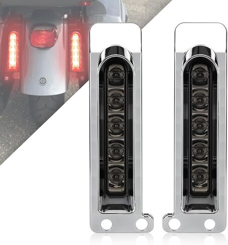 LED Saddlebag دعم إدراج إشارة الدوران أضواء الحشو الإضافية مصباح مصباح المصباح الذيل ذيل الخفيفة المتوافقة مع هارلي جولة Electra Glide Road King Ultra Limited 2014-2024 in Saudi Arabia