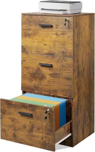 DEVAISE 2 Drawer Wood File Cabinet, Mobile Lateral Filing Cabinet with Storage, Letter Legal Size, White in Kuwait