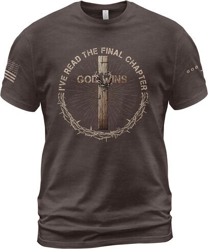 I've Read The Final Chapter God Wins Christian Tshirts; Men Jesus Shirts, Bible Shirts for Men 2 in Saudi Arabia