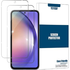 YEYEBF Galaxy A53 5G Premium Tempered Glass + Camera Lens Protectors, [2 + 2 Pack] [Anti-scratch] [3D Glass] [Case-Friendly] Screen Protector in Kuwait