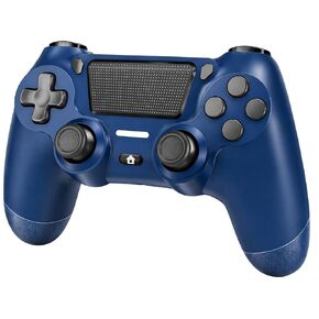 وحدة تحكم لاسلكية BJXOZ لجهاز PS4، لوحة ألعاب مع اهتزاز مزدوج، مستشعر جيروسكوب سداسي المحاور، لوحة لمس، مكبر صوت مدمج ومقبس سماعة الرأس، متوافق مع PS4/Slim/Pro/PC in Kuwait