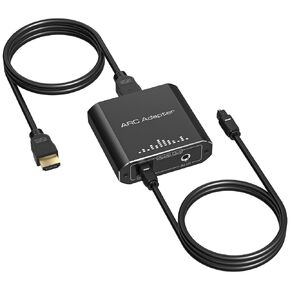 VPFET HDMI ARC مستخرج الصوت يعمل فقط من أجل HDTV ARC إلى HDMI ARC البصري إلى RCA محول الصوت RCA إلى 3.5 مم AUX + Toslink يدعم الإخراج 192 كيلو هرتز لمكبر الصوت مكبر الصوت بدون CEC in Kuwait