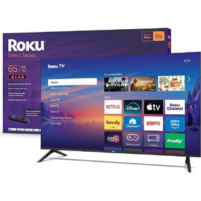 تلفزيون Roku الذكي - سلسلة مختارة مقاس 55 بوصة، تلفزيون 4K HDR - تلفزيون Roku مع جهاز تحكم عن بعد صوتي محسّن - تلفزيون LED بشاشة مسطحة مع شبكة Wi-Fi لبث الأخبار المحلية المباشرة والرياضة والترفيه العائلي in Kuwait