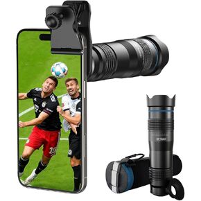 MIAO LAB 28X HD Telephoto Lens لهواتف iPhone/Samsung/Android | عدسة كاميرا تليفوتوغرافي عالية الطاقة، توافق عالمي للهواتف الذكية in Kuwait