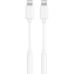[Apple MFi Certified] Apple Lightning to 3.5 mm Headphone Jack Adapter, 2 Pack iPhone 3.5mm Headphone Aux Audio Converter Dongle Adapter Compatible for iPhone 14 13 12 11 Pro Max XS XR X 8 7 6 in Saudi Arabia