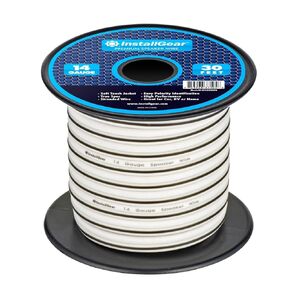 كابل سلك مكبر صوت InstallGear مقاس 14 بطول 100 قدم، وكابل سلك مكبر صوت 14 AWG، وكابلات True Spec Soft Touch | استخدام رائع لصوت السيارة، والستيريو، ومكبرات صوت المسرح المنزلي، والصوت المحيطي in Kuwait