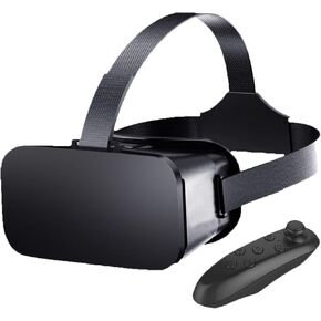 VR Headset for Phone with Controller, Anti-Blue Lens PD & Fl Adjustable Virtual Reality Goggles Set for Kids and Adults, Compatible with iPhone 16/15/14/13/12 Samsung Android 4.5-6.7" in Kuwait
