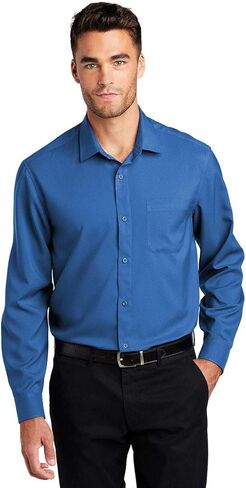 Port Authority Men's Long Sleeve Performance Staff Button-Down Shirt in Saudi Arabia