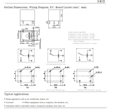 SRD-S-112DM 12VDC 15A 4PINS ترحيل مكيف الهواء سخان المياه (2 حزمة) in Saudi Arabia